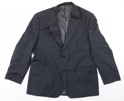 Mens UK Size 40 Preworn Regular Blue Suit Jacket