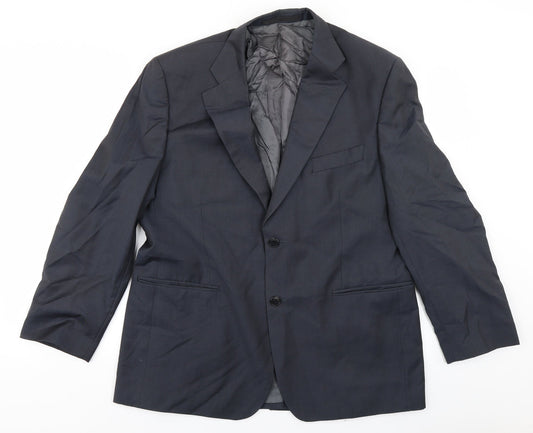 Mens UK Size 40 Preworn Regular Blue Suit Jacket