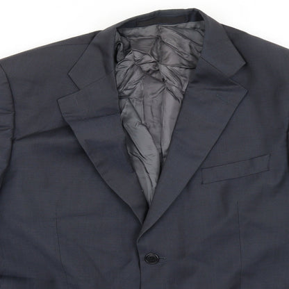 Mens UK Size 40 Preworn Regular Blue Suit Jacket