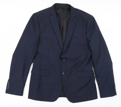 V Mens Blue   Jacket Blazer Size 40