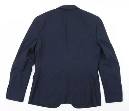 V Mens Blue   Jacket Blazer Size 40