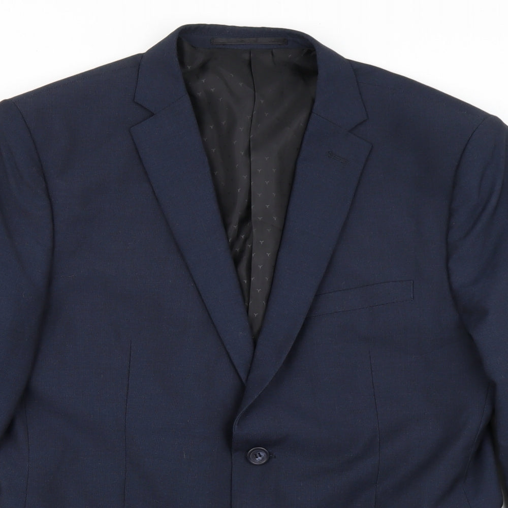 V Mens Blue   Jacket Blazer Size 40