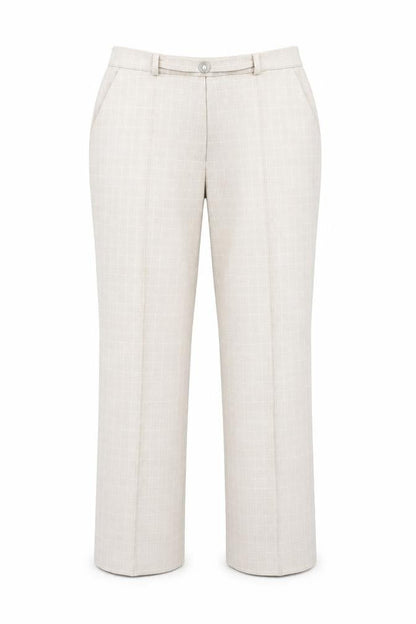 Womens UK Size 12 Marks & Spencer Regular Fit  Beige Trousers