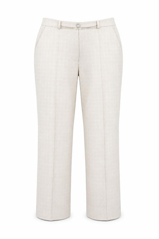Womens UK Size 12 Marks & Spencer Regular Fit  Beige Trousers