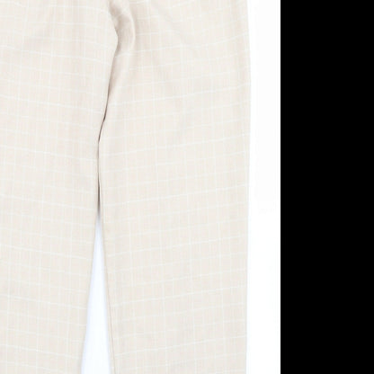 Womens UK Size 12 Marks & Spencer Regular Fit  Beige Trousers
