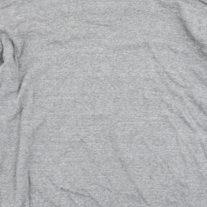 Easy Mens Grey  Knit Pullover Jumper Size XL