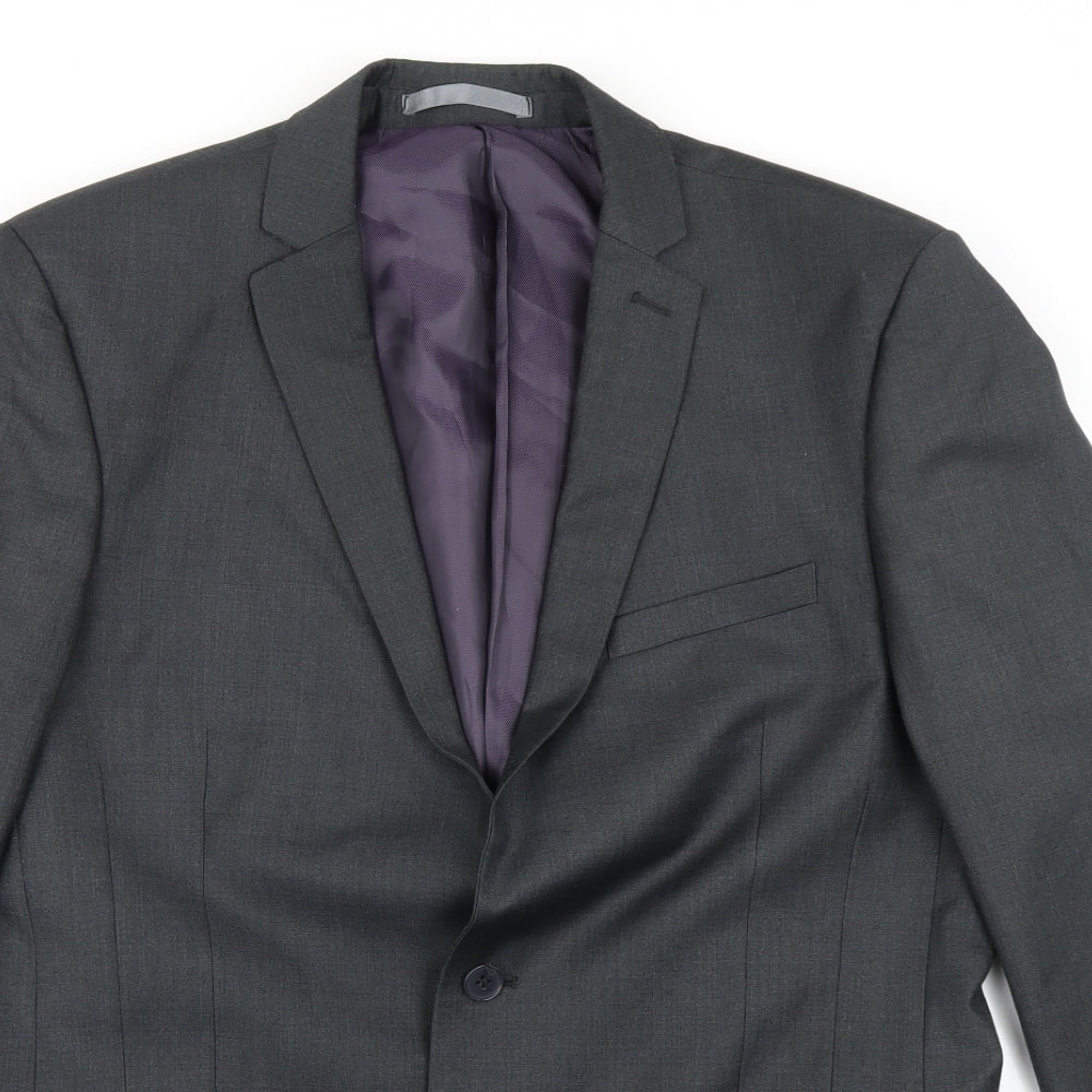 Mens UK Size 42 Redherring Regular Grey Suit Jacket