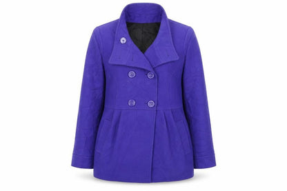 Marks & Spencer Womens Blue   Overcoat Coat Size 16