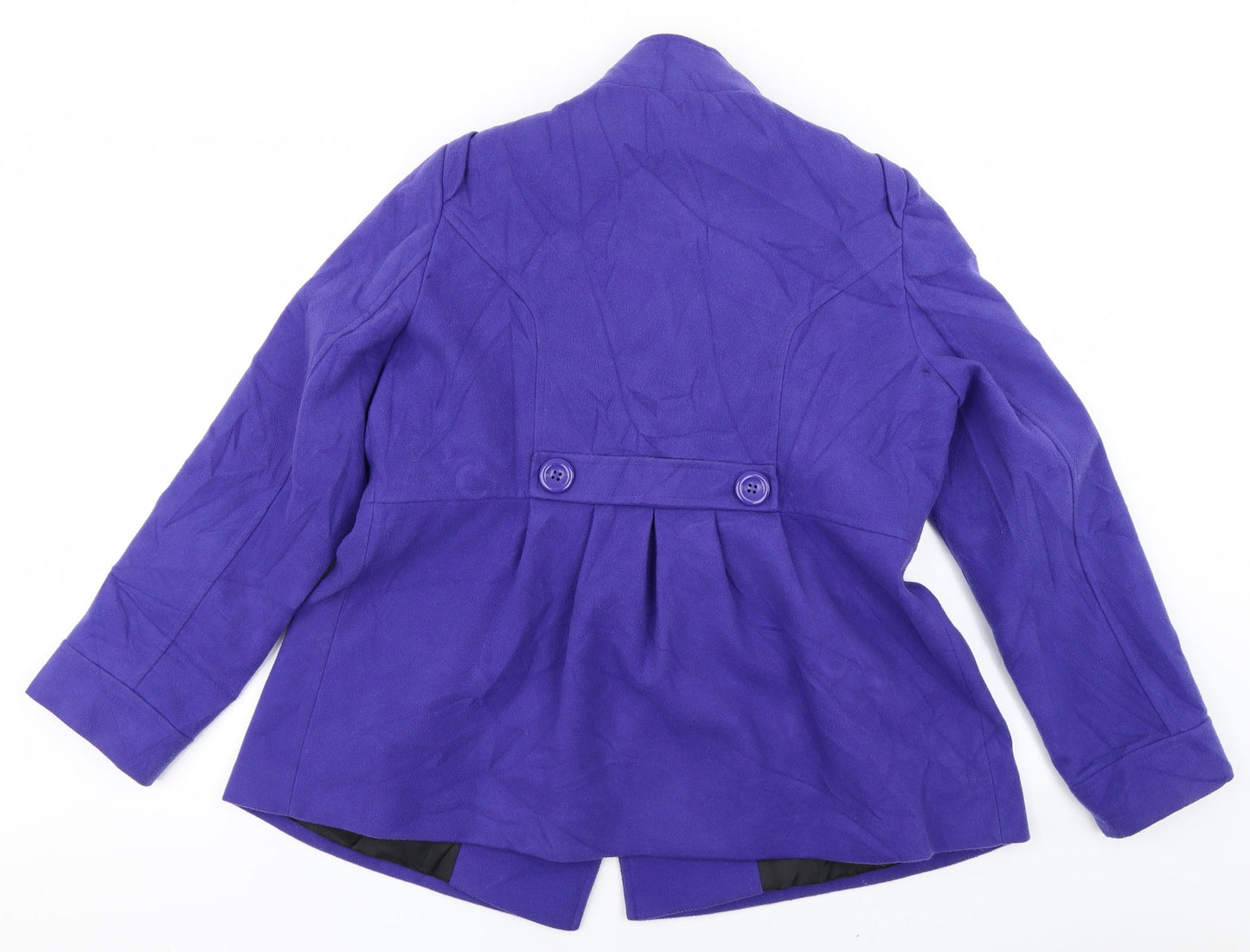 Marks & Spencer Womens Blue   Overcoat Coat Size 16