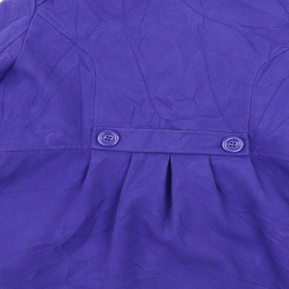 Marks & Spencer Womens Blue   Overcoat Coat Size 16