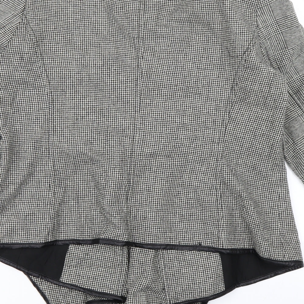 Womens UK Size L FOREVER 21 Black Jacket