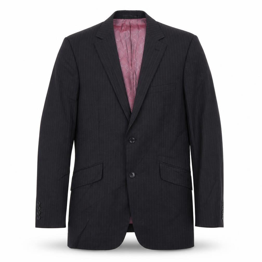 Mens UK Size 38 REMUS Regular Black Suit Jacket
