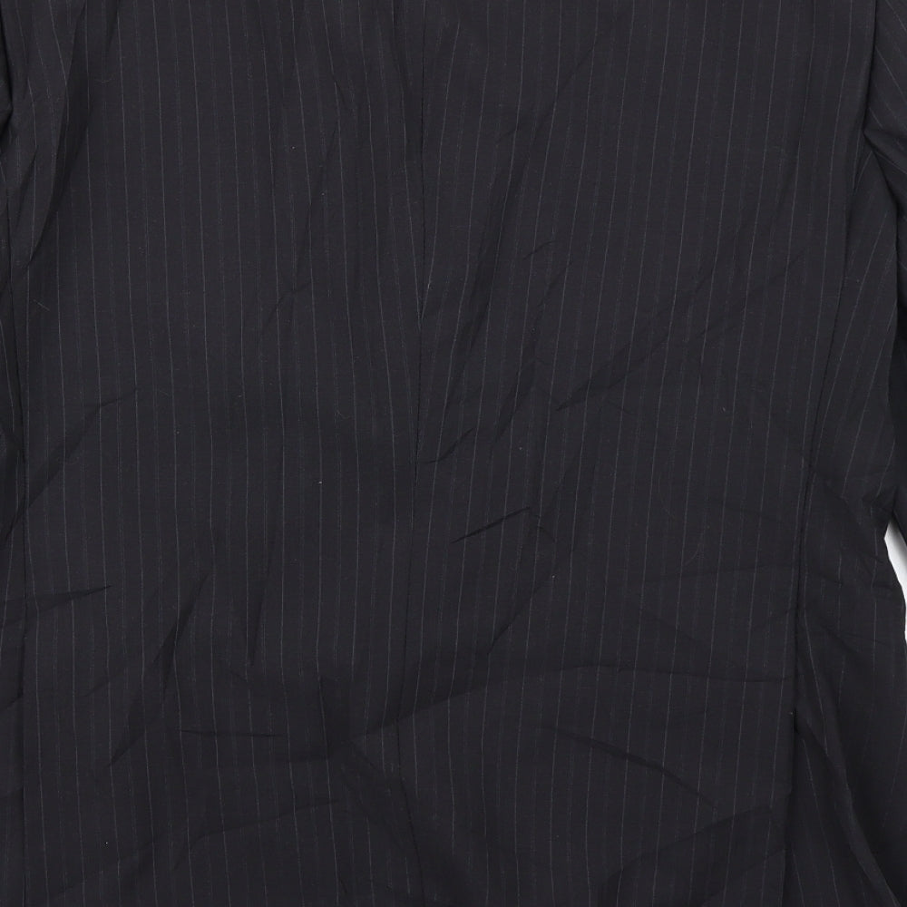 Mens UK Size 38 REMUS Regular Black Suit Jacket