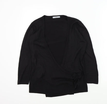 Womens UK Size 8 M&S Black Cardigan Jumper