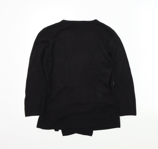 Womens UK Size 8 M&S Black Cardigan Jumper