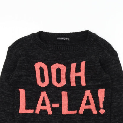 Primark Womens Black   Pullover Jumper Size 6