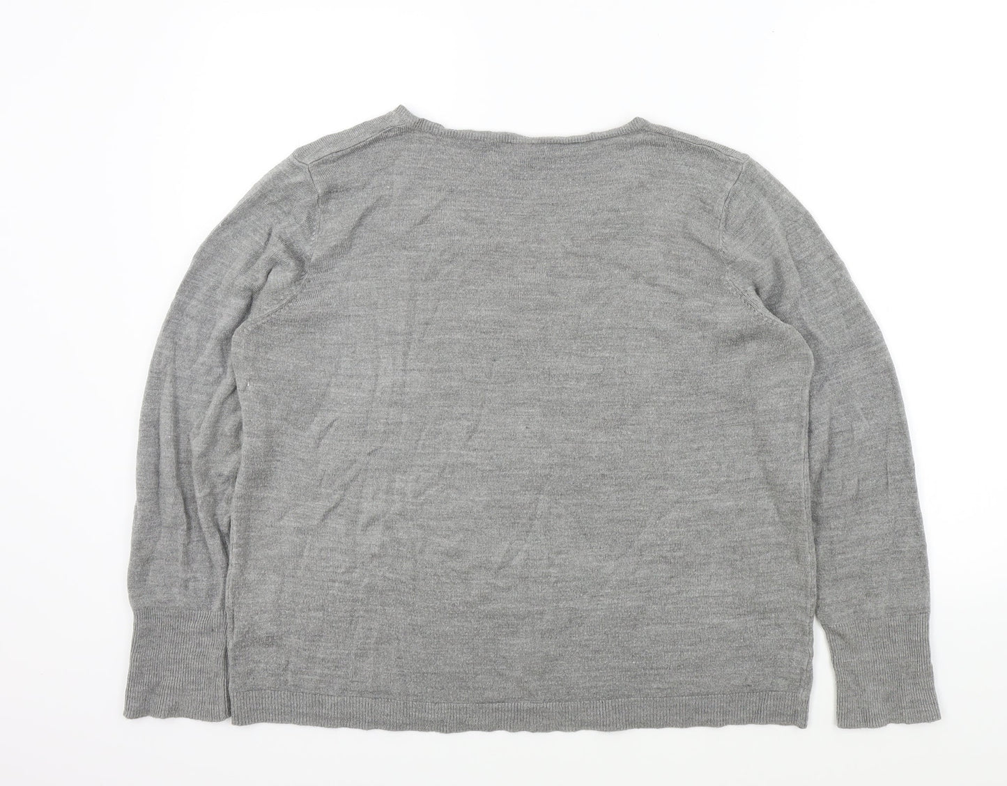 Primark Womens Grey   Pullover Jumper