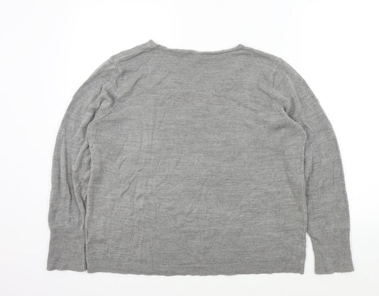 Primark Womens Grey   Pullover Jumper