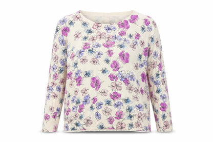 wearhouse Womens Multicoloured Floral  Pullover Jumper Size 14  - button back