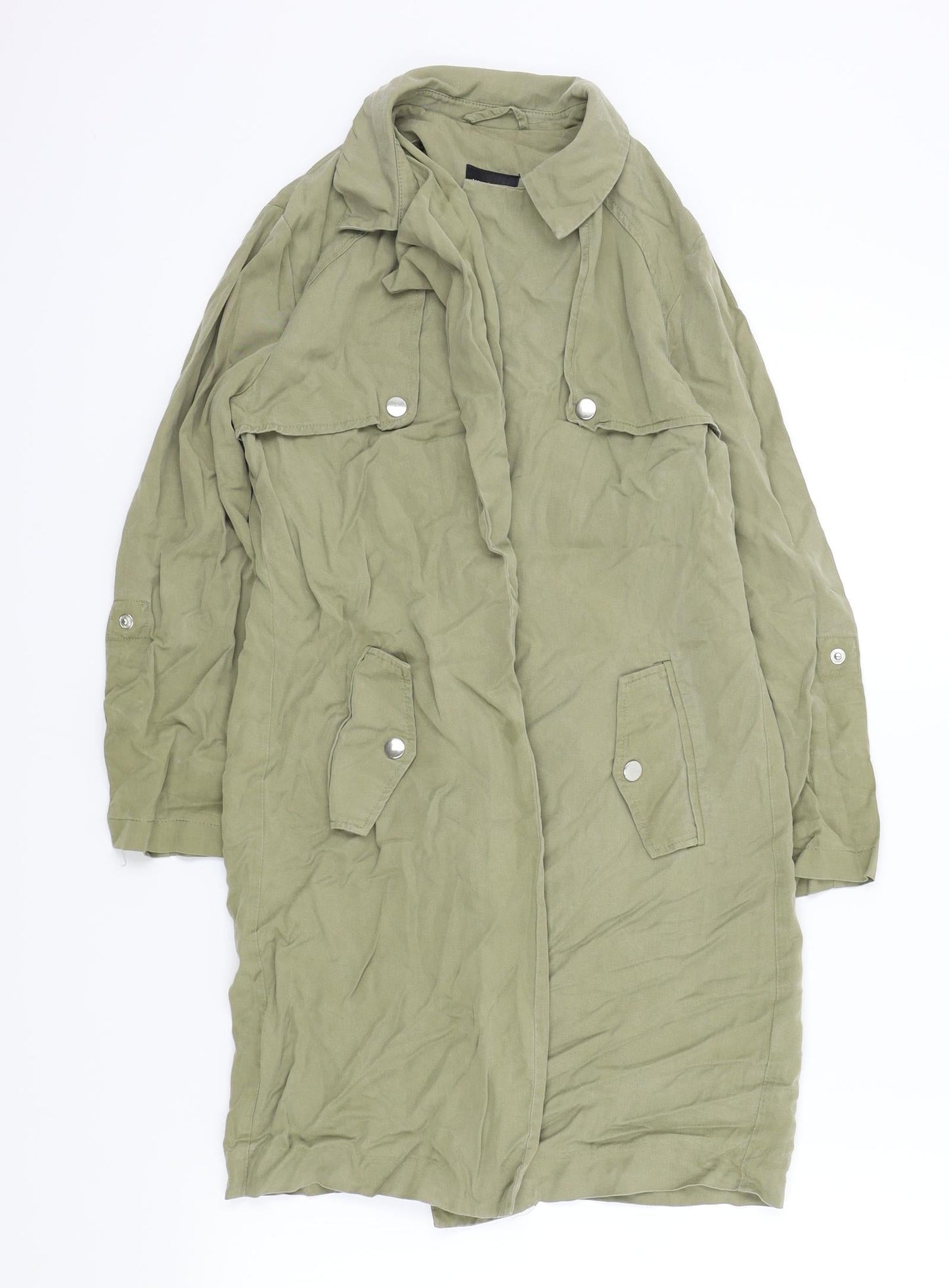 newlook Girls Green Colourblock  Jacket  Size 9 Years