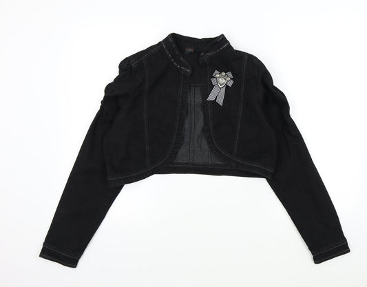 Womens UK Size 42 Preworn Black Jacket