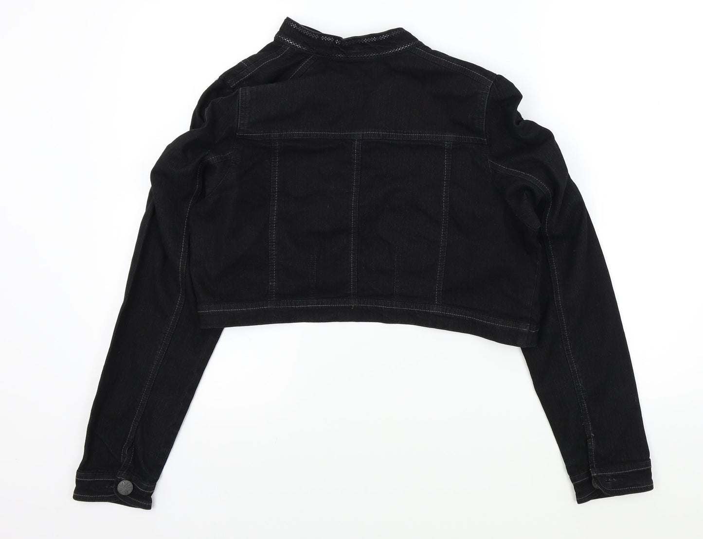 Womens UK Size 42 Preworn Black Jacket