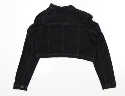 Womens UK Size 42 Preworn Black Jacket