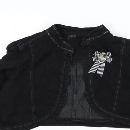 Womens UK Size 42 Preworn Black Jacket