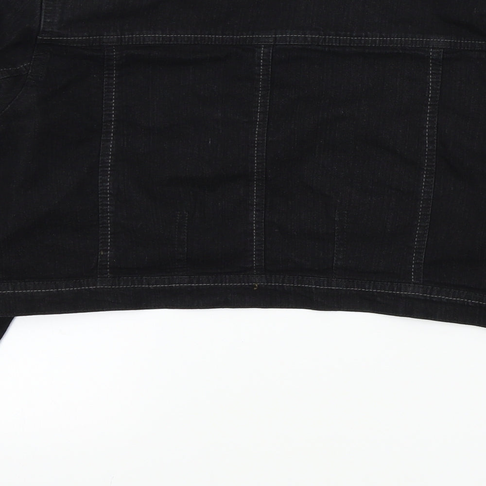 Womens UK Size 42 Preworn Black Jacket