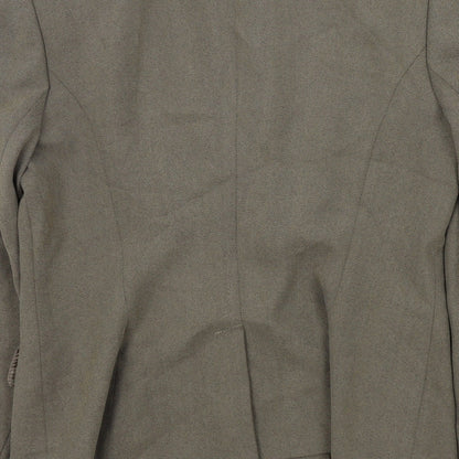 NEXT Womens Brown Colourblock  Jacket Blazer Size 14