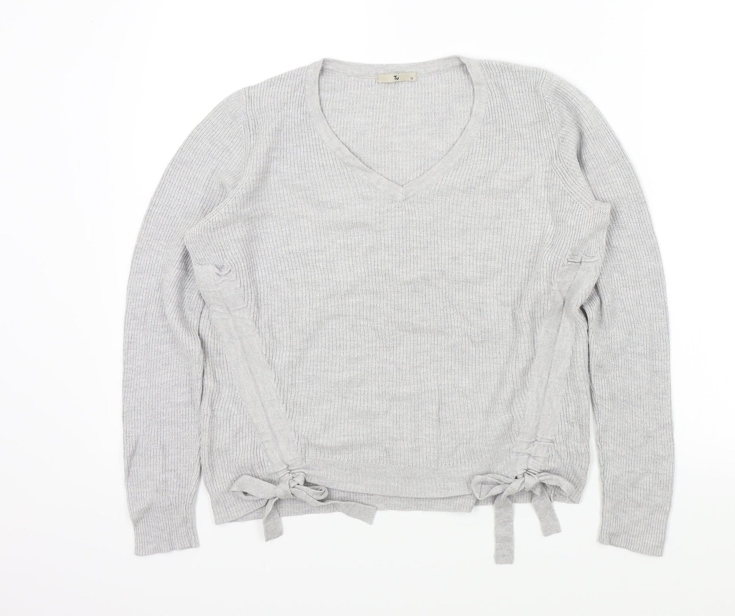 TU Womens Grey   Pullover Jumper Size 12