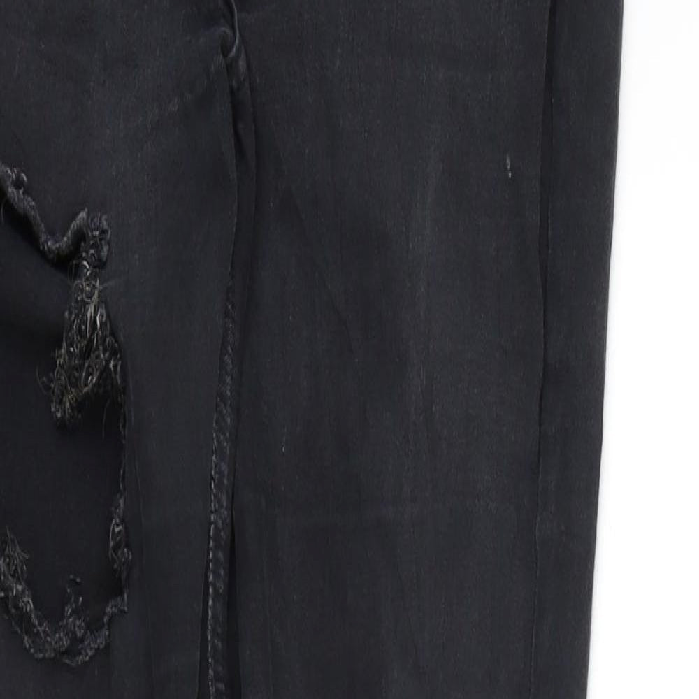 Topshop Womens Black   Skinny Jeans Size 30 L29 in