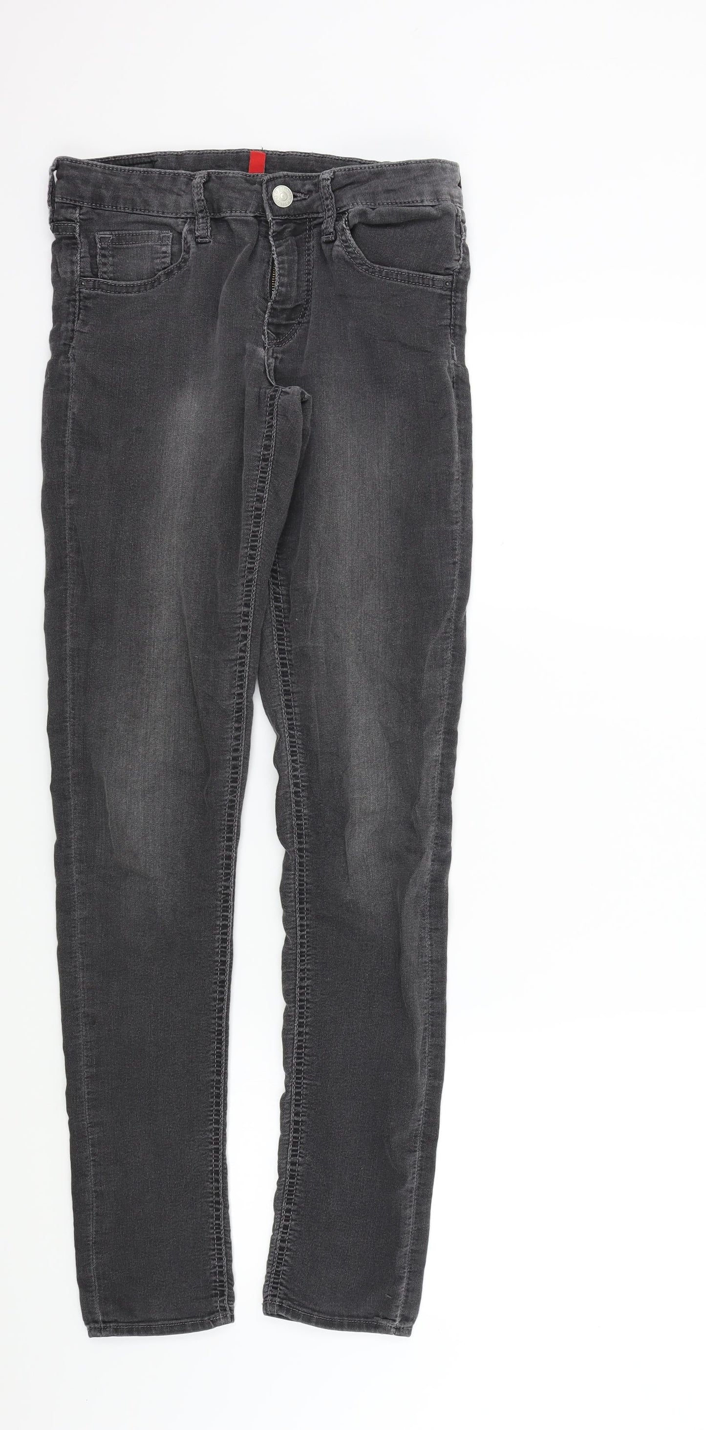Womens UK Size 10 H&M Regular Fit Skinny Black Jeans