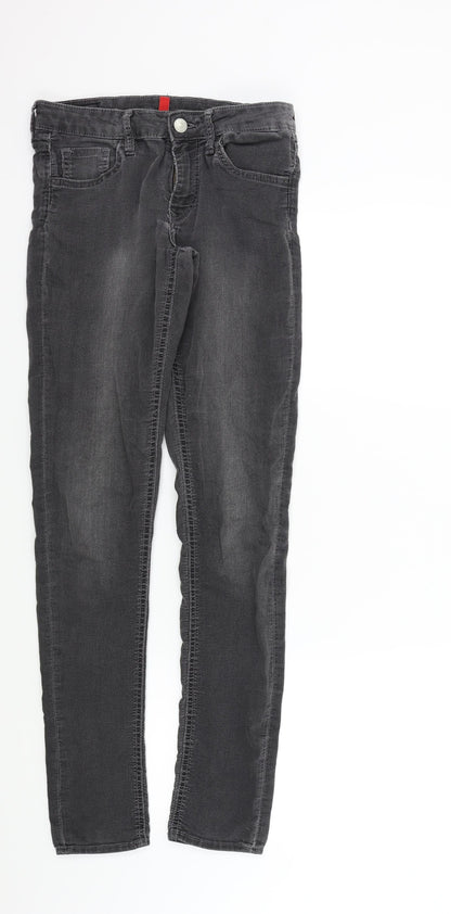Womens UK Size 10 H&M Regular Fit Skinny Black Jeans
