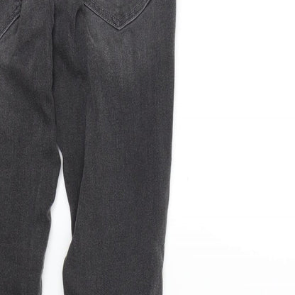 Womens UK Size 10 H&M Regular Fit Skinny Black Jeans