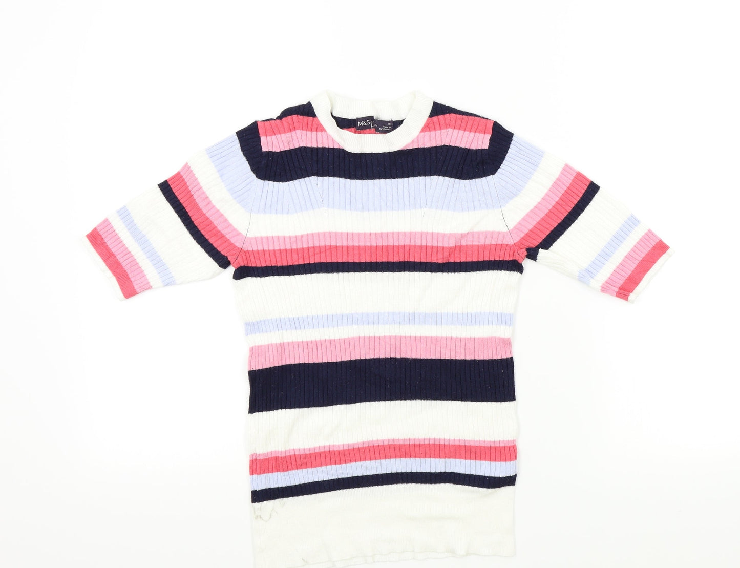 Womens UK Size 10 M&S Multicoloured Pullover Jumper
