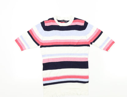 Womens UK Size 10 M&S Multicoloured Pullover Jumper