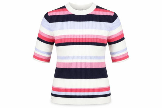 Marks & Spencer Womens Multicoloured Striped  Pullover Jumper Size 10