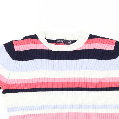 Womens UK Size 10 M&S Multicoloured Pullover Jumper