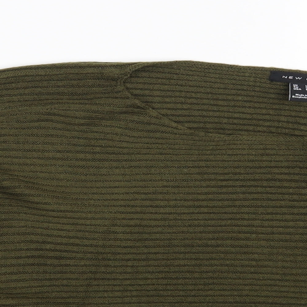 Womens UK Size L New Look Green Pullover Jumper