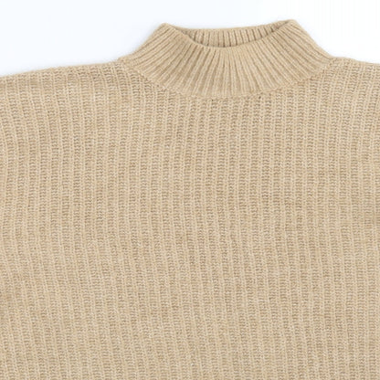 Womens UK Size S New Look Gold Pullover Jumper