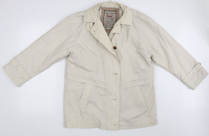 Carol Womens Beige   Jacket  Size 14