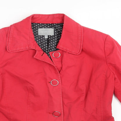 Womens UK Size 10 Per Una Red Jacket