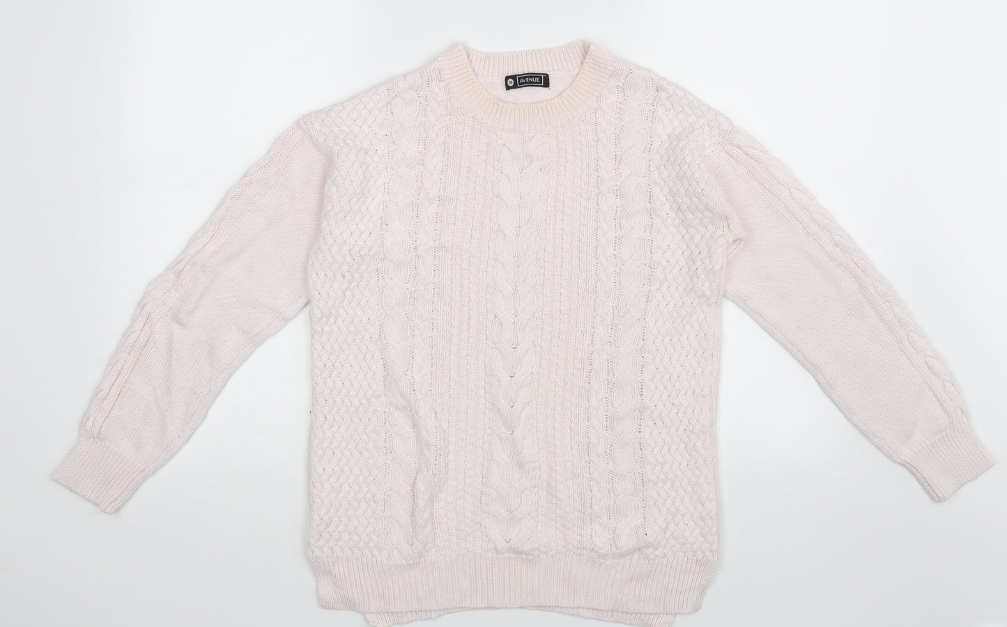 Avenue Womens Pink   Pullover Jumper Size 14