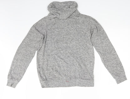 Back view of Atmosphere women’s grey pullover sweatshirt, size UK 10
