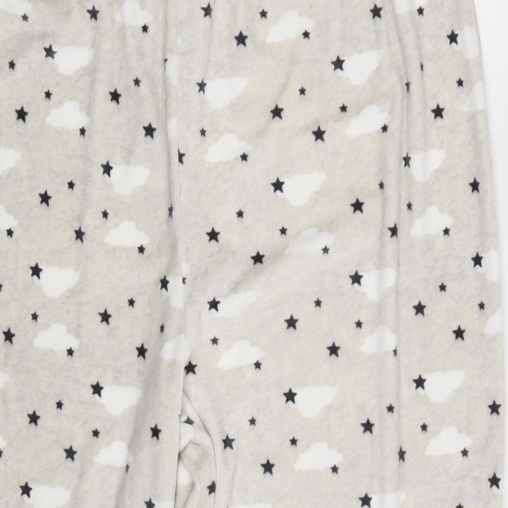M&Co. Womens Ivory   Sweatpants Trousers Size 16 L26 in