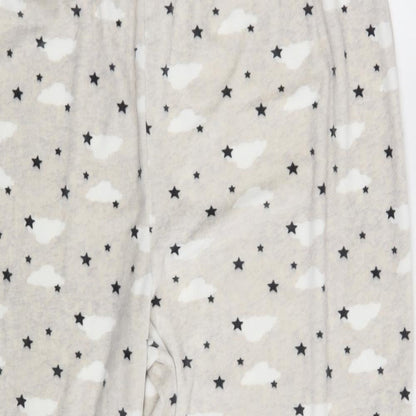 M&Co. Womens Ivory   Sweatpants Trousers Size 16 L26 in