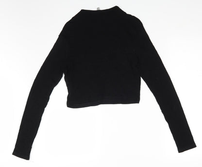 Womens UK Size 12 ASOS Black Basic T-Shirt
