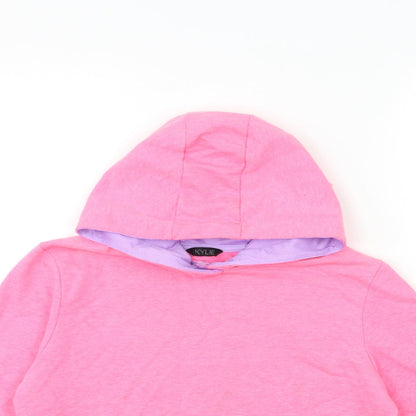 M&Co Girls Pink   Pullover Hoodie Size 13-14 Years