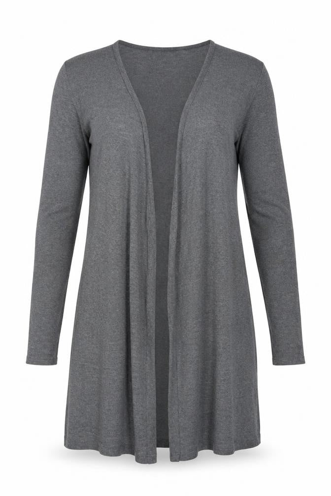 Womens UK Size 8 Red Herring Grey Cardigan Jumper